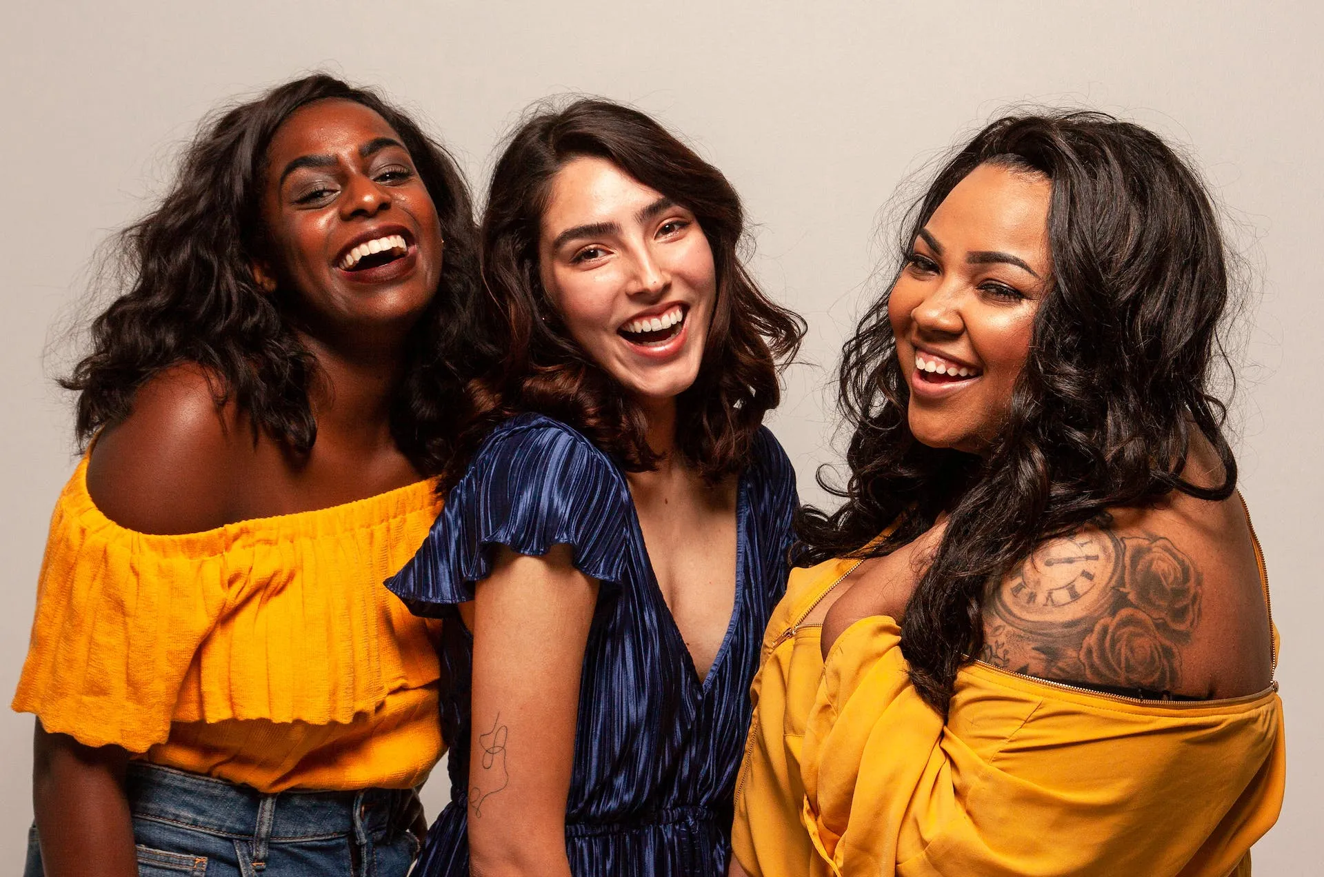 Three happy women illustrating results from successful HRT Treatment